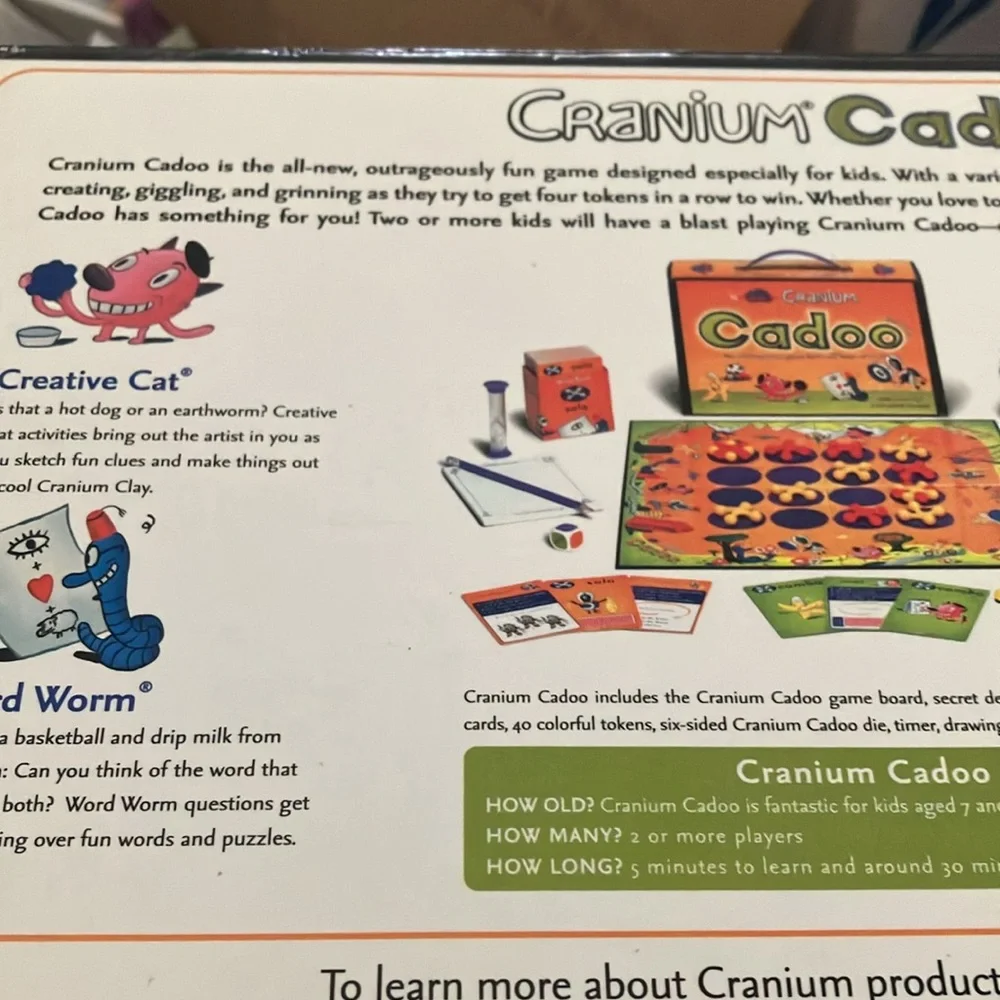 Cranium cadoo game